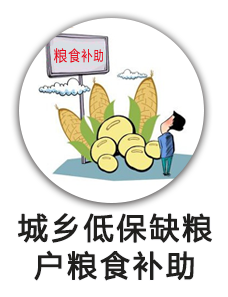 城乡低保及农村低保季节性缺粮户粮食补助